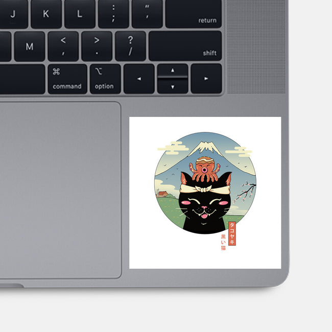 Neko Tako-None-Glossy-Sticker-vp021