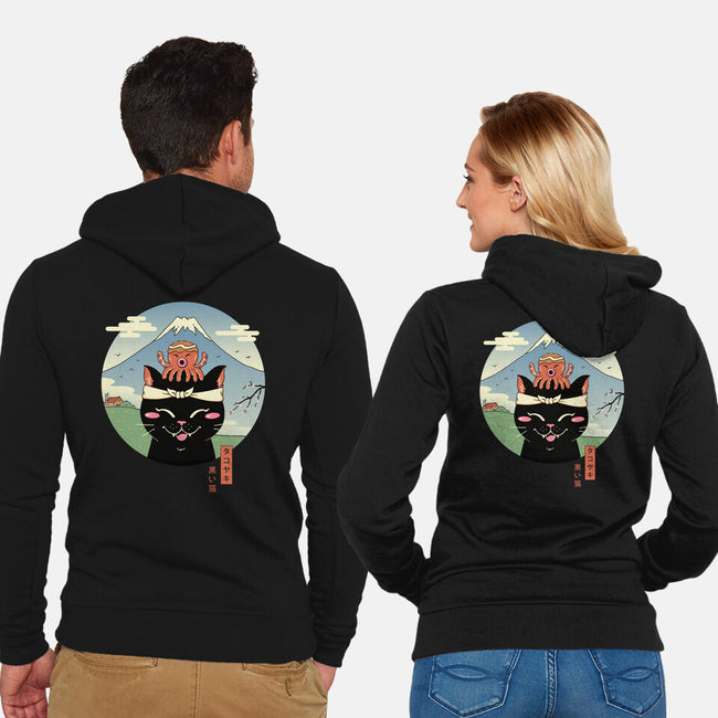Neko Tako-Unisex-Zip-Up-Sweatshirt-vp021