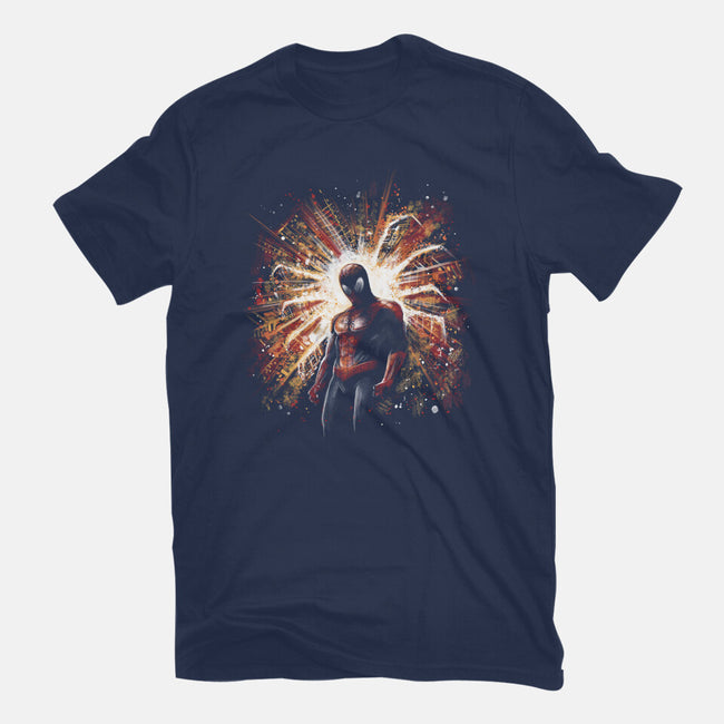 The Spider Rises-Mens-Basic-Tee-zascanauta