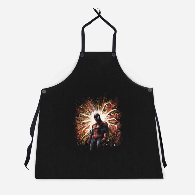 The Spider Rises-Unisex-Kitchen-Apron-zascanauta