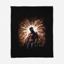 The Spider Rises-None-Fleece-Blanket-zascanauta
