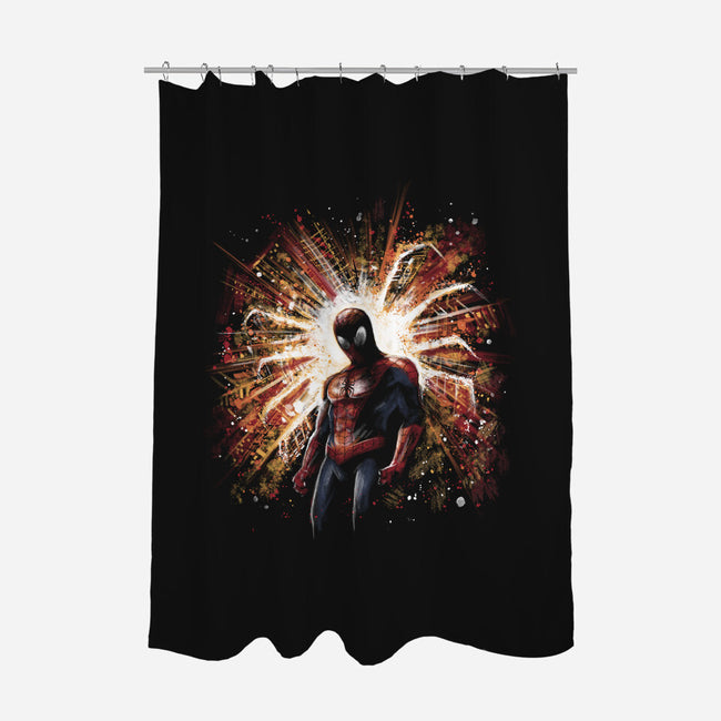 The Spider Rises-None-Polyester-Shower Curtain-zascanauta