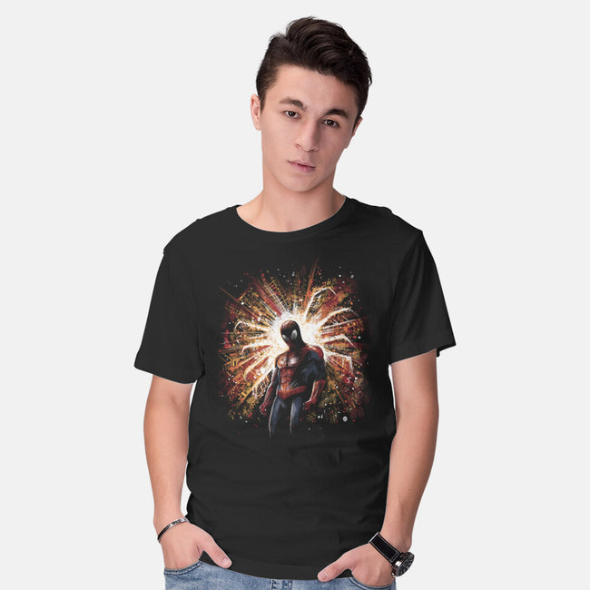 The Spider Rises-Mens-Basic-Tee-zascanauta