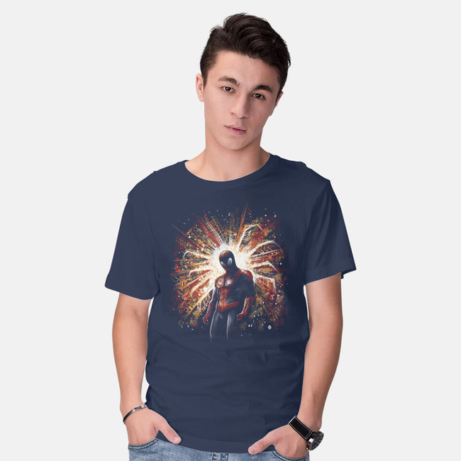 The Spider Rises-Mens-Basic-Tee-zascanauta