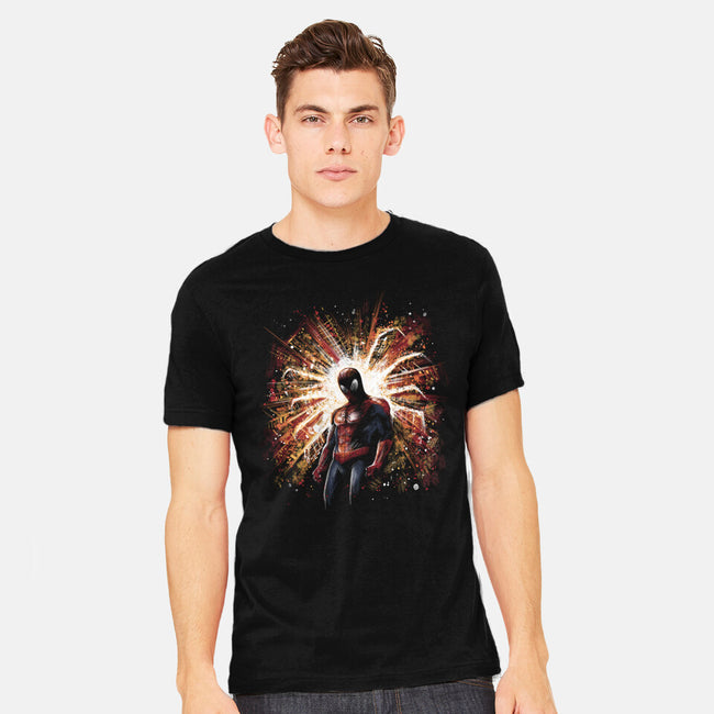 The Spider Rises-Mens-Heavyweight-Tee-zascanauta