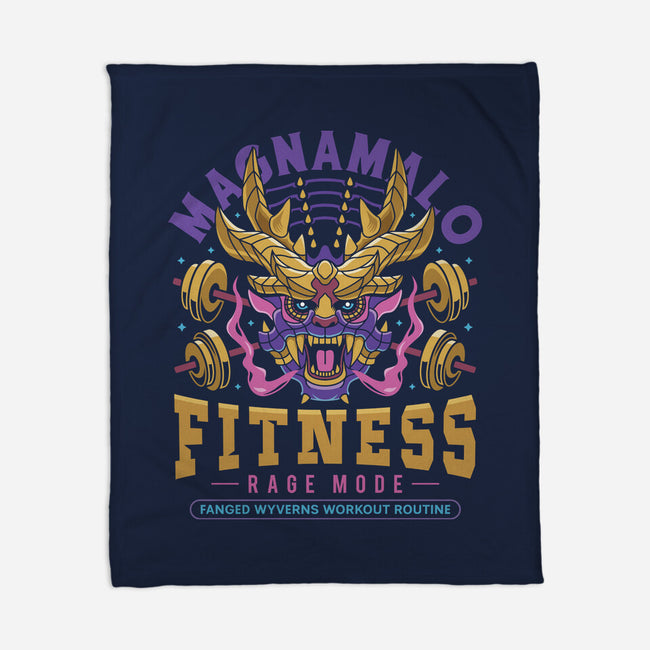 Magnamalo Fitness-None-Fleece-Blanket-LAGELANTEE