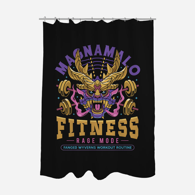 Magnamalo Fitness-None-Polyester-Shower Curtain-LAGELANTEE