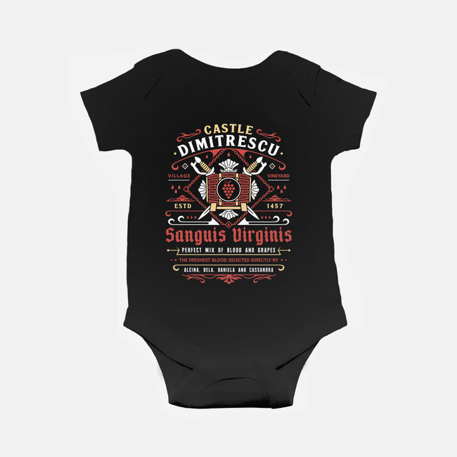 Castle Dimitrescu Vineyard Crest-Baby-Basic-Onesie-LAGELANTEE