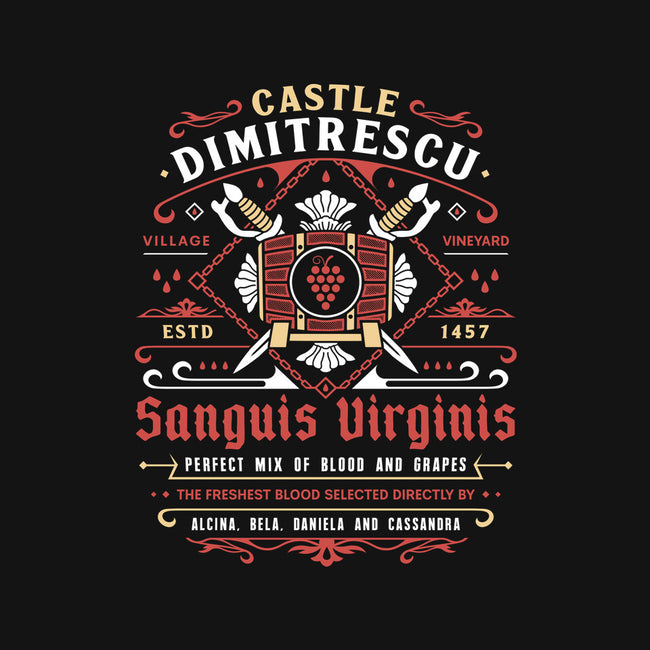 Castle Dimitrescu Vineyard Crest-Womens-Basic-Tee-LAGELANTEE