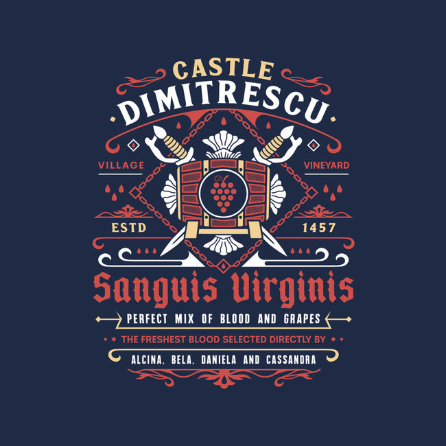 Castle Dimitrescu Vineyard Crest-Unisex-Basic-Tee-LAGELANTEE