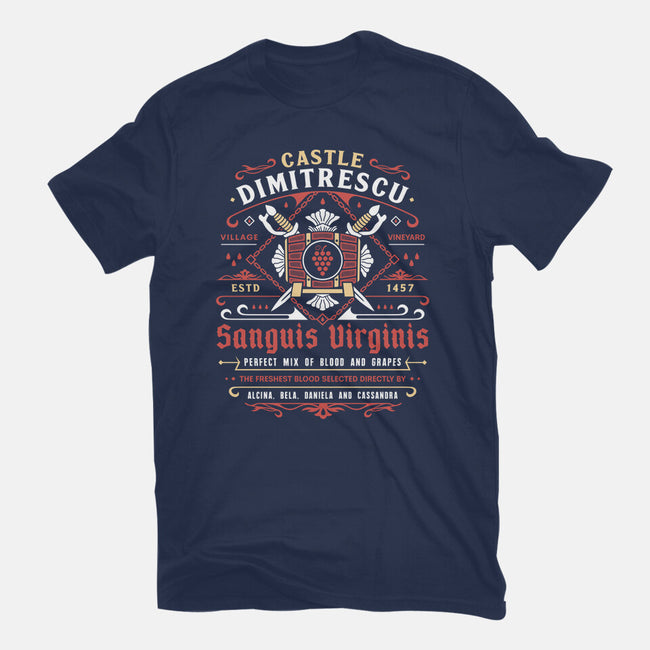 Castle Dimitrescu Vineyard Crest-Mens-Basic-Tee-LAGELANTEE