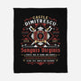Castle Dimitrescu Vineyard Crest-None-Fleece-Blanket-LAGELANTEE