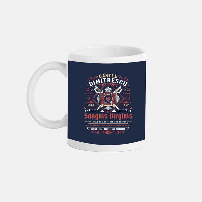 Castle Dimitrescu Vineyard Crest-None-Mug-Drinkware-LAGELANTEE