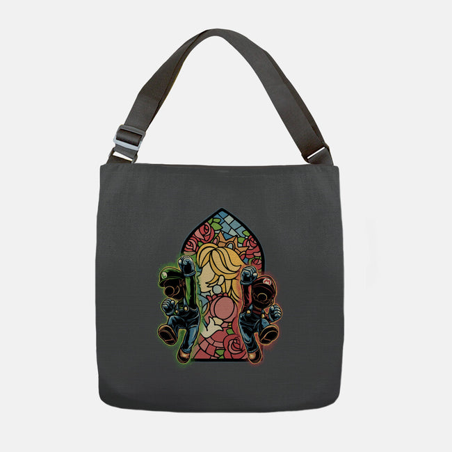 Stained Glass Of Hope-None-Adjustable Tote-Bag-glitchygorilla