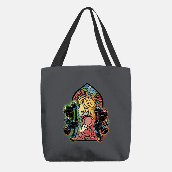 Stained Glass Of Hope-None-Basic Tote-Bag-glitchygorilla
