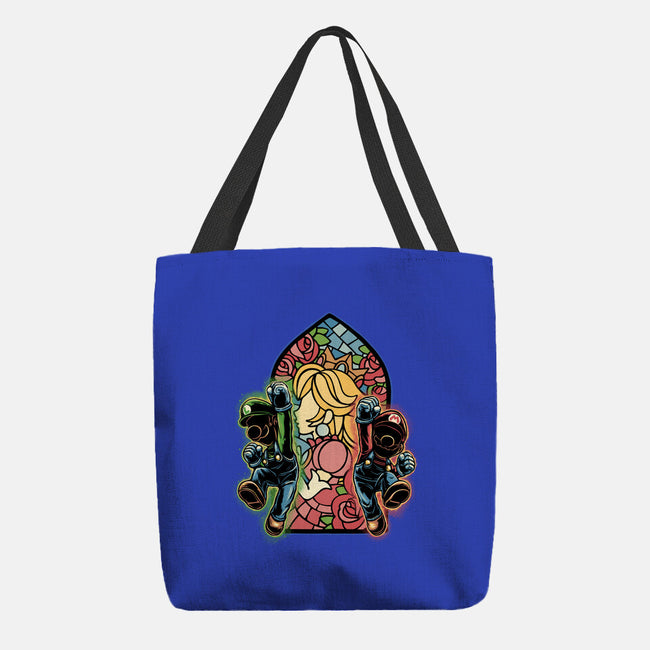 Stained Glass Of Hope-None-Basic Tote-Bag-glitchygorilla
