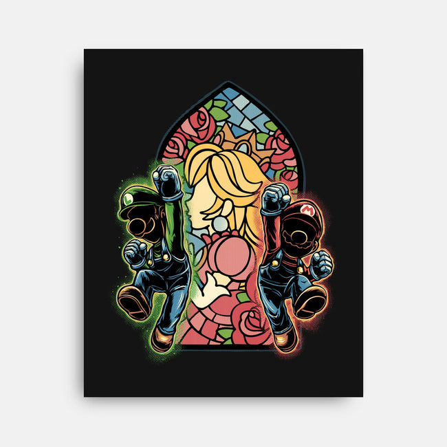 Stained Glass Of Hope-None-Stretched-Canvas-glitchygorilla