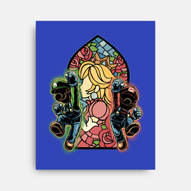 Stained Glass Of Hope-None-Stretched-Canvas-glitchygorilla