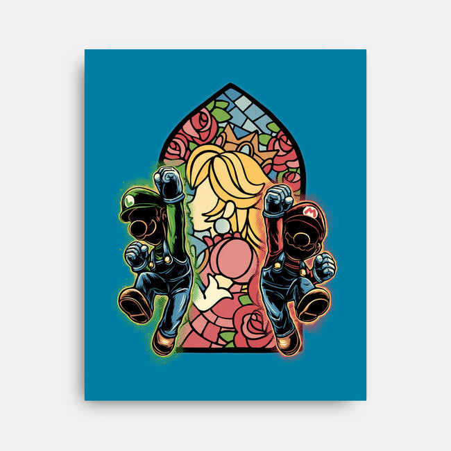 Stained Glass Of Hope-None-Stretched-Canvas-glitchygorilla