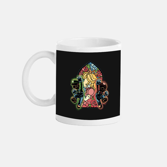 Stained Glass Of Hope-None-Mug-Drinkware-glitchygorilla