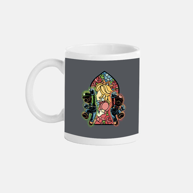 Stained Glass Of Hope-None-Mug-Drinkware-glitchygorilla