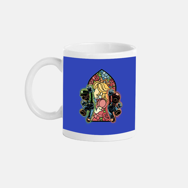 Stained Glass Of Hope-None-Mug-Drinkware-glitchygorilla