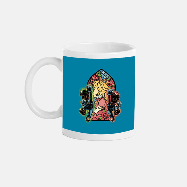Stained Glass Of Hope-None-Mug-Drinkware-glitchygorilla