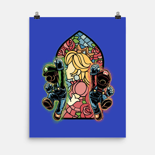 Stained Glass Of Hope-None-Matte-Poster-glitchygorilla
