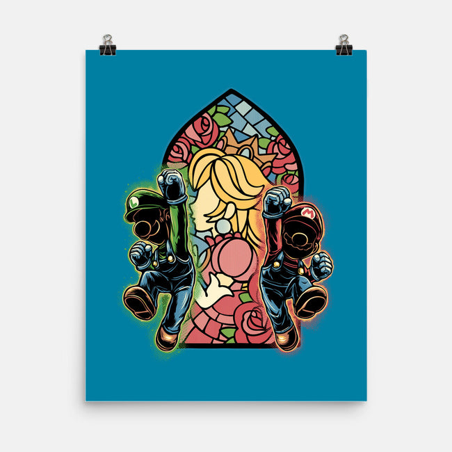 Stained Glass Of Hope-None-Matte-Poster-glitchygorilla