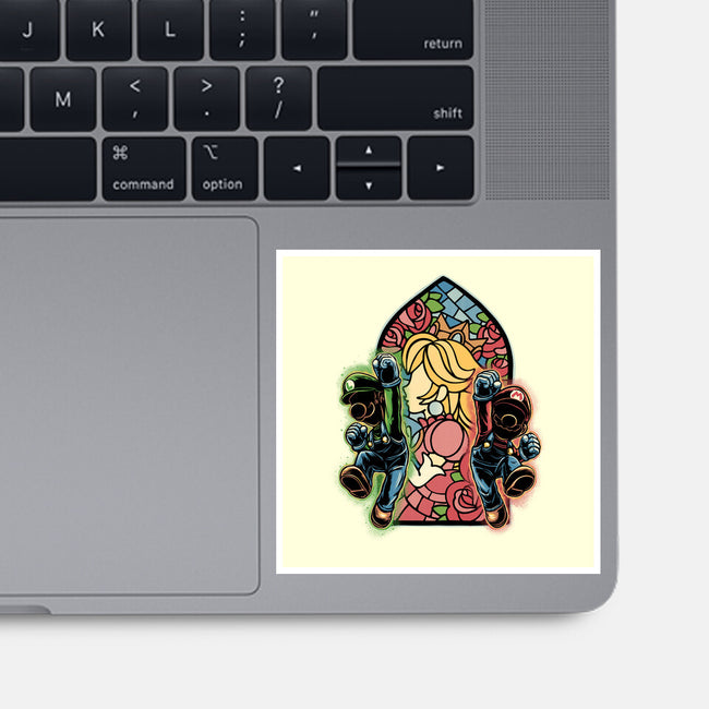 Stained Glass Of Hope-None-Glossy-Sticker-glitchygorilla