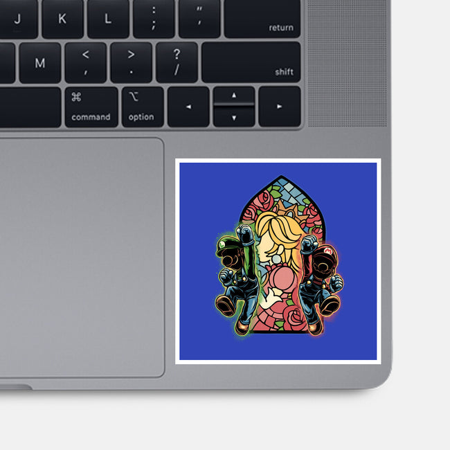 Stained Glass Of Hope-None-Glossy-Sticker-glitchygorilla