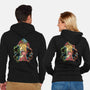 Stained Glass Of Hope-Unisex-Zip-Up-Sweatshirt-glitchygorilla