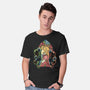 Stained Glass Of Hope-Mens-Basic-Tee-glitchygorilla