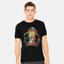 Stained Glass Of Hope-Mens-Heavyweight-Tee-glitchygorilla