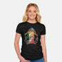 Stained Glass Of Hope-Womens-Fitted-Tee-glitchygorilla
