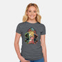 Stained Glass Of Hope-Womens-Fitted-Tee-glitchygorilla