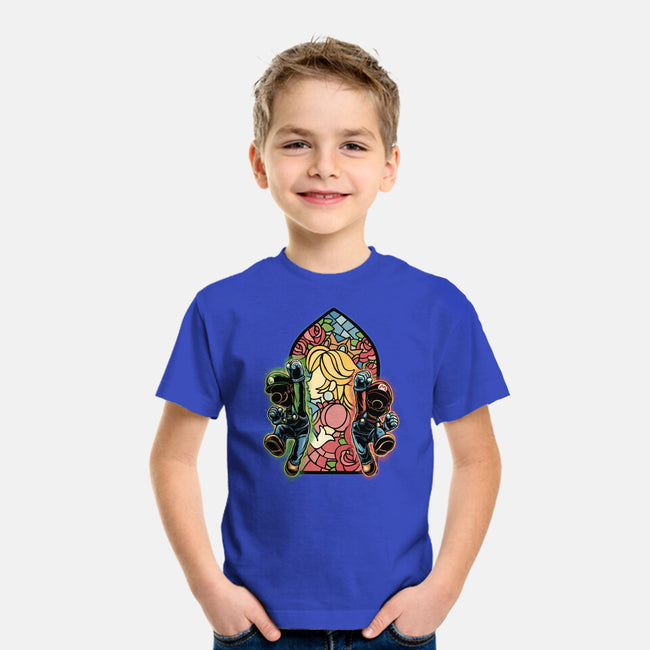 Stained Glass Of Hope-Youth-Basic-Tee-glitchygorilla