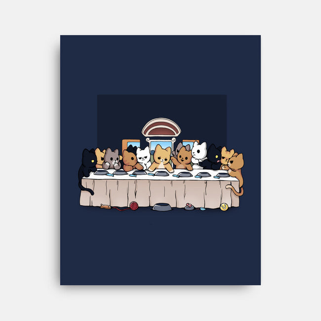 Last Dinner Kittens-None-Stretched-Canvas-Vallina84