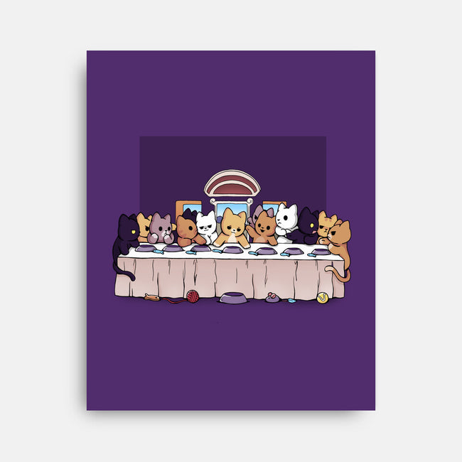 Last Dinner Kittens-None-Stretched-Canvas-Vallina84