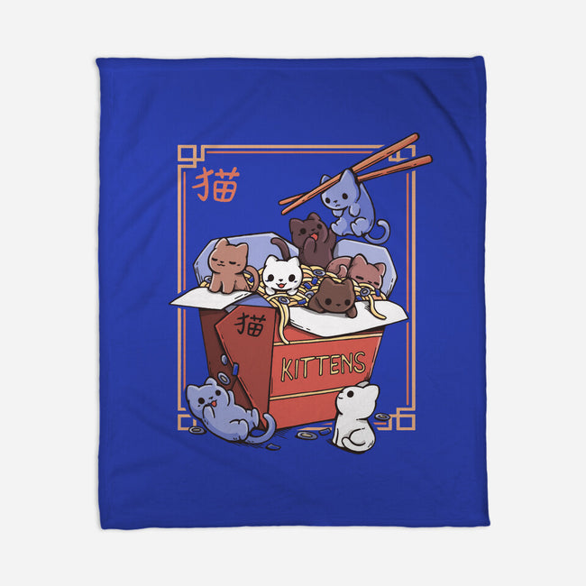 Kittens Food-None-Fleece-Blanket-Vallina84