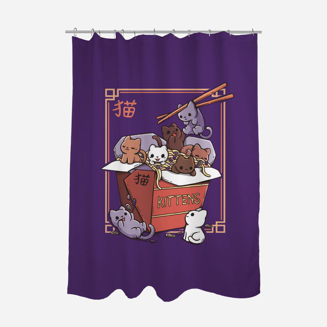 Kittens Food-None-Polyester-Shower Curtain-Vallina84