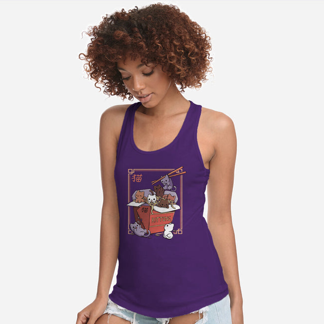 Kittens Food-Womens-Racerback-Tank-Vallina84
