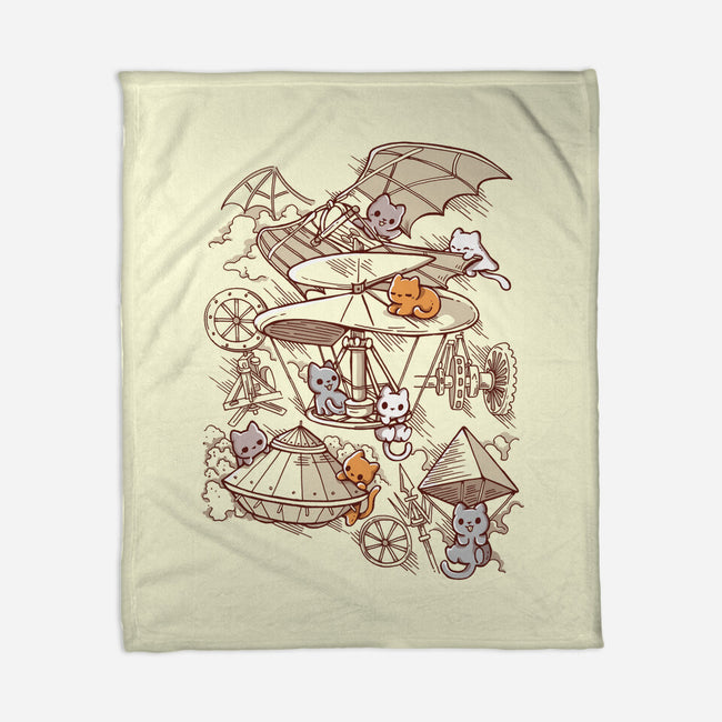 Art Kittens-None-Fleece-Blanket-Vallina84