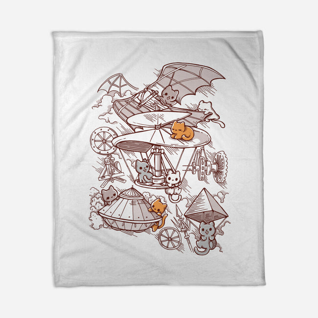 Art Kittens-None-Fleece-Blanket-Vallina84