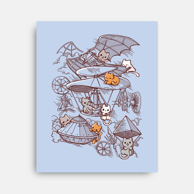 Art Kittens-None-Stretched-Canvas-Vallina84