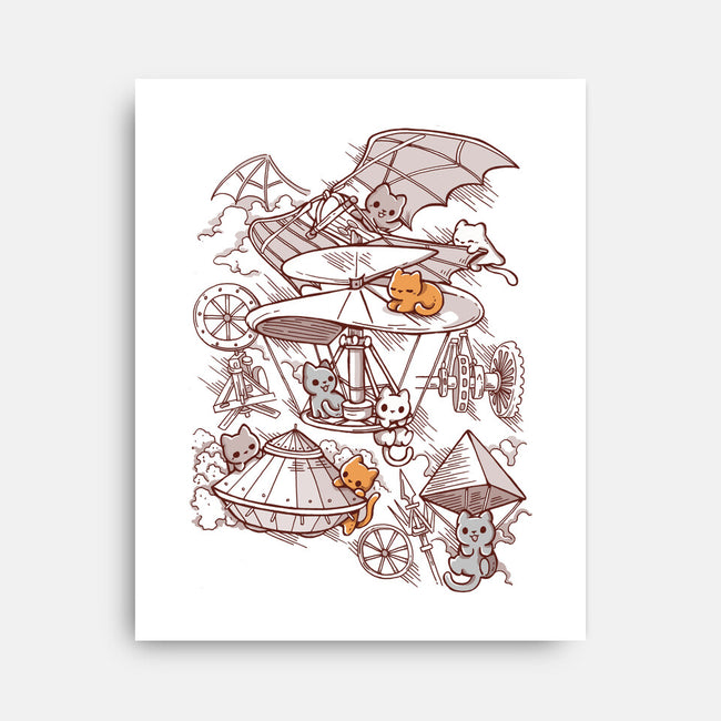 Art Kittens-None-Stretched-Canvas-Vallina84