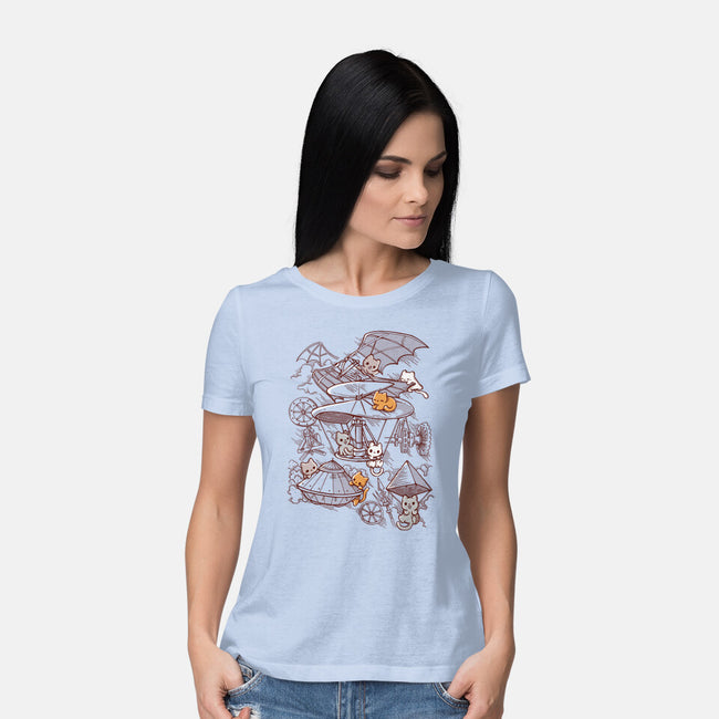 Art Kittens-Womens-Basic-Tee-Vallina84
