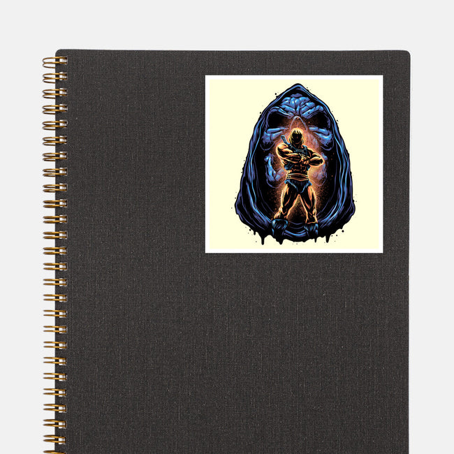 Shining Aura Of Power-None-Glossy-Sticker-glitchygorilla