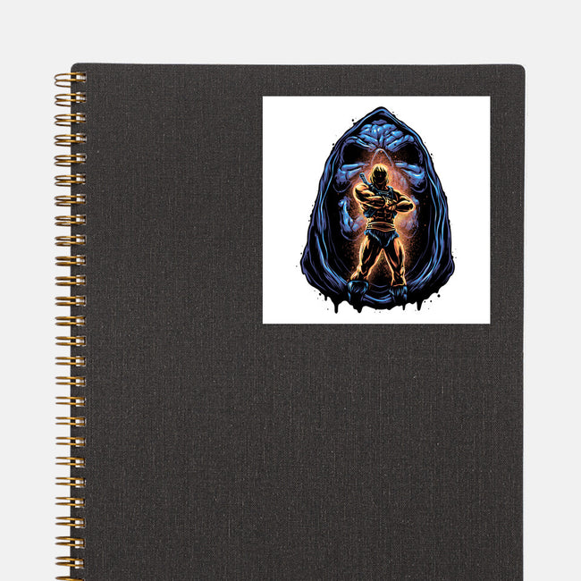 Shining Aura Of Power-None-Glossy-Sticker-glitchygorilla