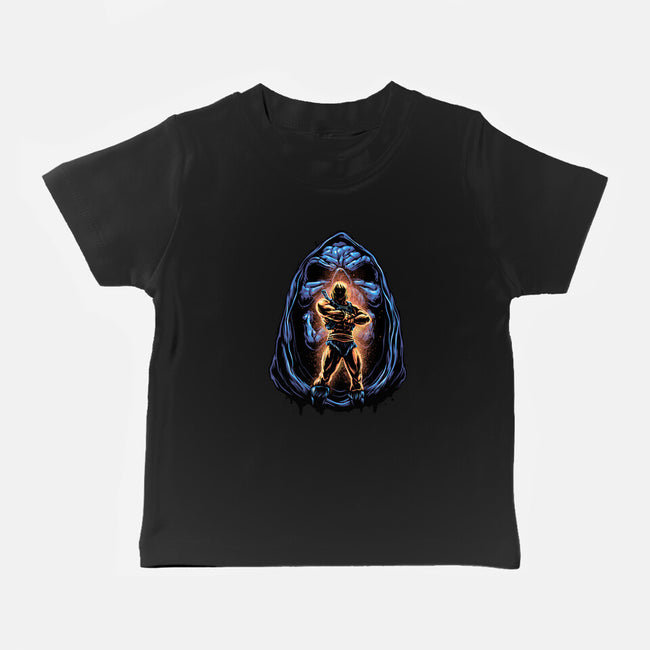 Shining Aura Of Power-Baby-Basic-Tee-glitchygorilla